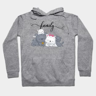 CAT FAMILY/ CUTE KITTIES Hoodie